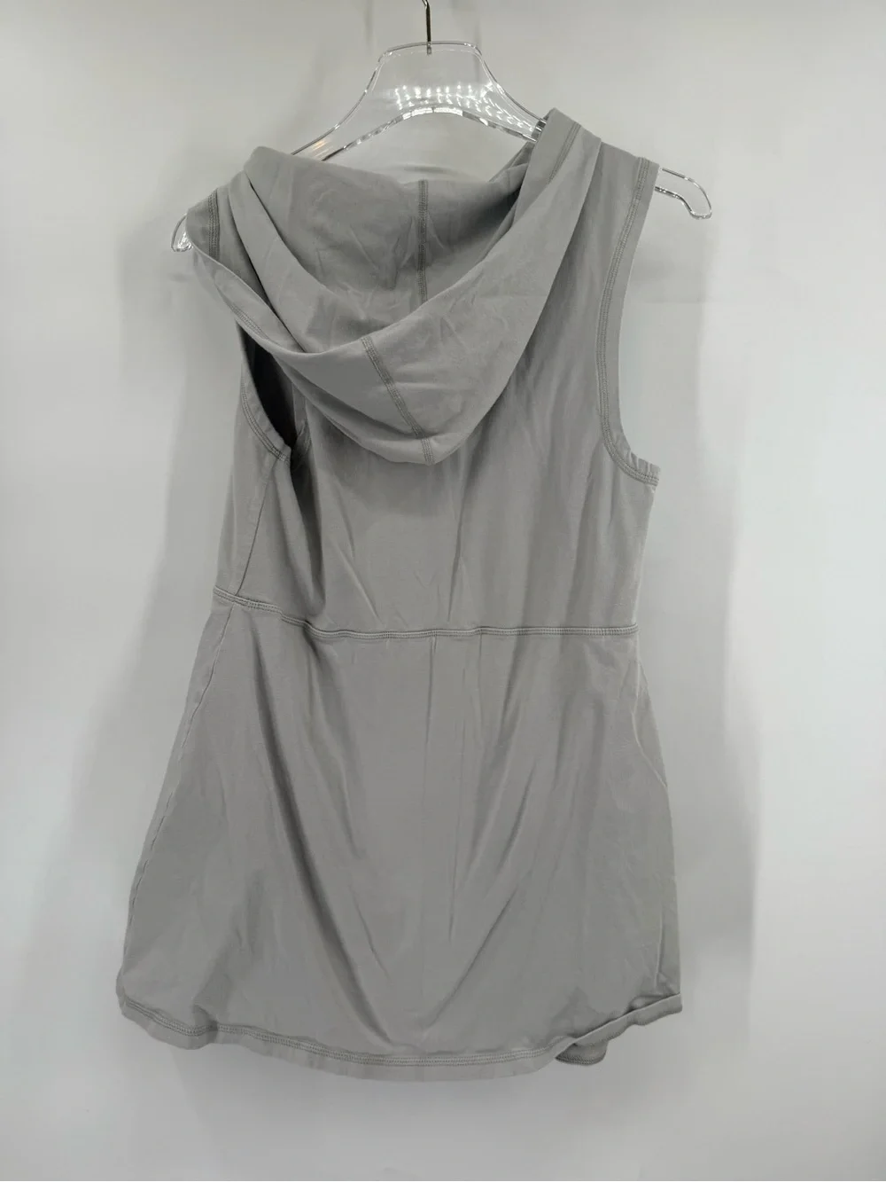 Free People Light Gray Sleeveless Tennis Romper